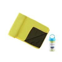 Premium Instant Cooling Towel Set with Storage Bottle
