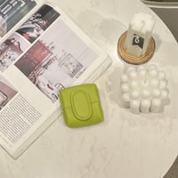 Ensfarget mini-myntveske