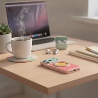 Dopamine Colorblock Magnetic Phone Grip with 360° Spin Stand