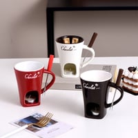 Updated Multi-Functional Ceramic Fondue Mug