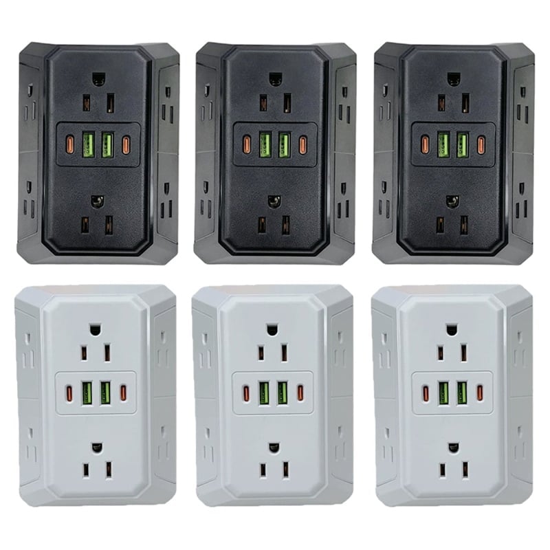 Multi Plug 6-Outlet Extender