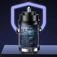 Metal Pull-Ring Invisible Fast Car Charger