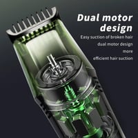 Vacuum Beard Shaver-20 Length and Styles Adjustable
