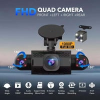 4-Channel 360° Dash Camera Set