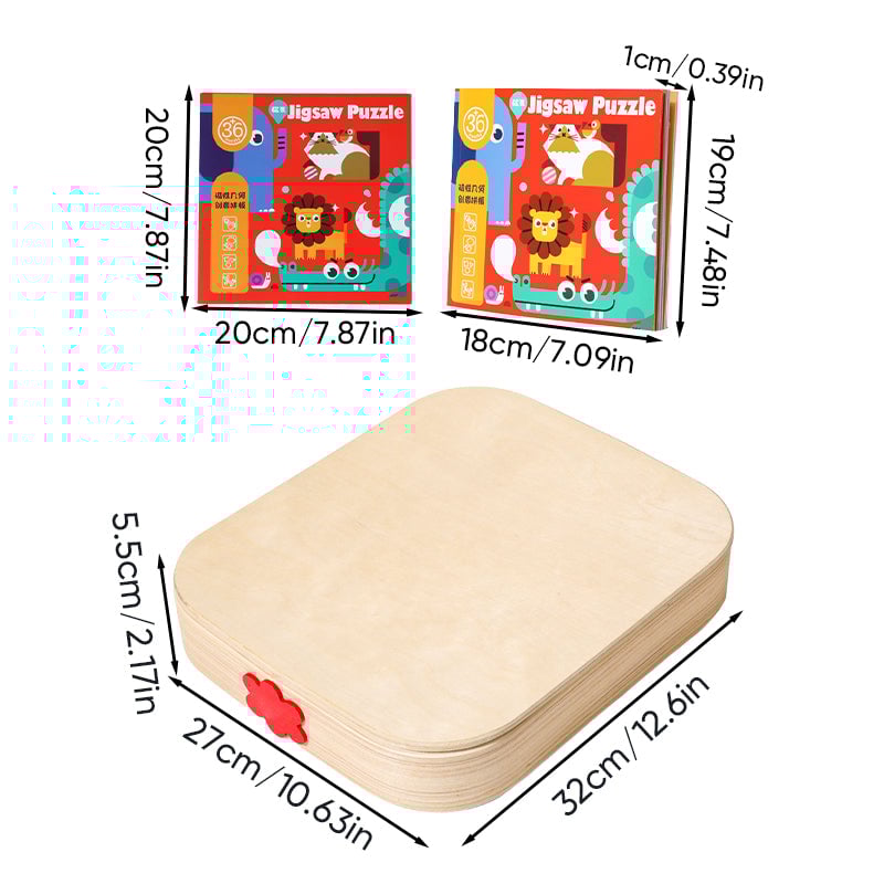 Wooden Creative Magnetic Puzzle