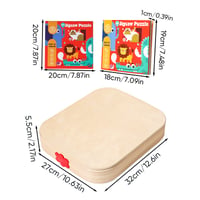 Wooden Creative Magnetic Puzzle