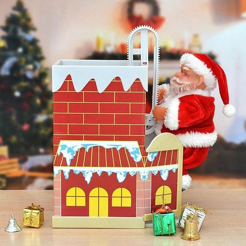Climbing Santa Claus