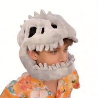 Dinosaur Skeleton Plush Headgear