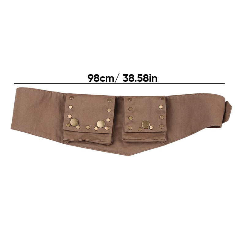 Brauner Westerngürtel im Vintage-Stil