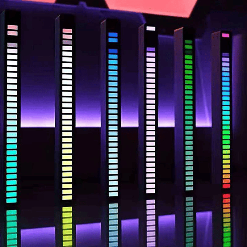RGB auto oogverblindend geluid gecontroleerd led-licht