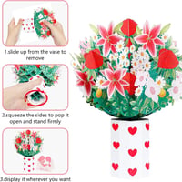 Paper Love 3D Cherry Blossom Flower Bouquet