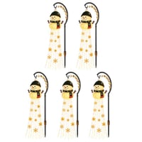 Snowman Magic Fountain Garden Light