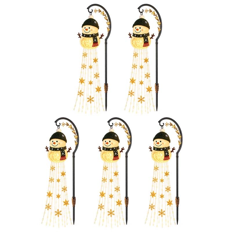 Snowman Magic Fountain Garden Light
