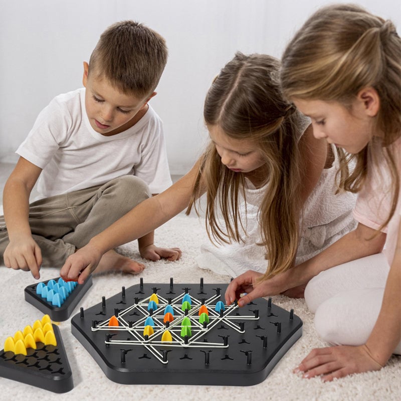 Gioco di scacchi a triangolo a catena, da 2 a 4 giocatori