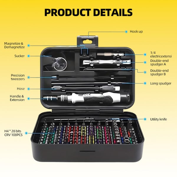 132-in-1 Precision Screwdriver Set