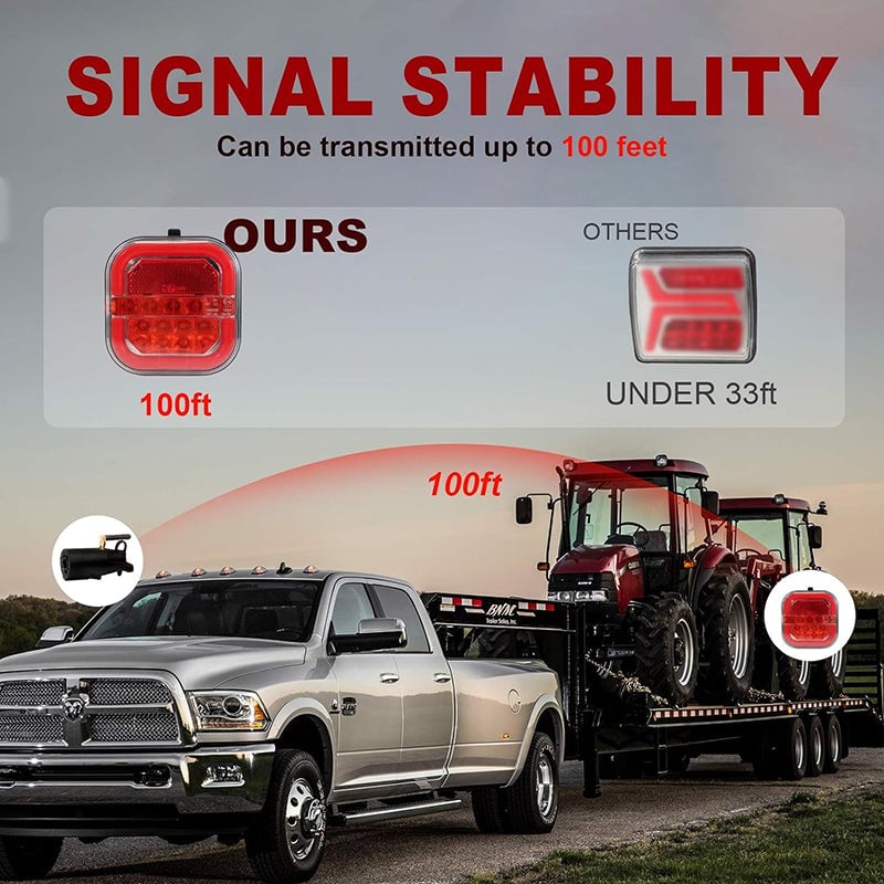 Sakerplus Wireless Trailer Lights Kit