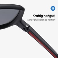 Fasjonable sandsikre øyebeskyttende solbriller