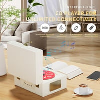 Sakerplus Rechargeable Leather CD Player