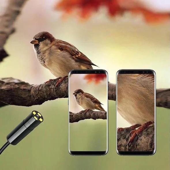 Android Endoscopio Cámara flexible e impermeable