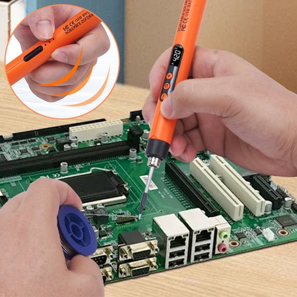 Portable USB Rechargeable Soldering Kit