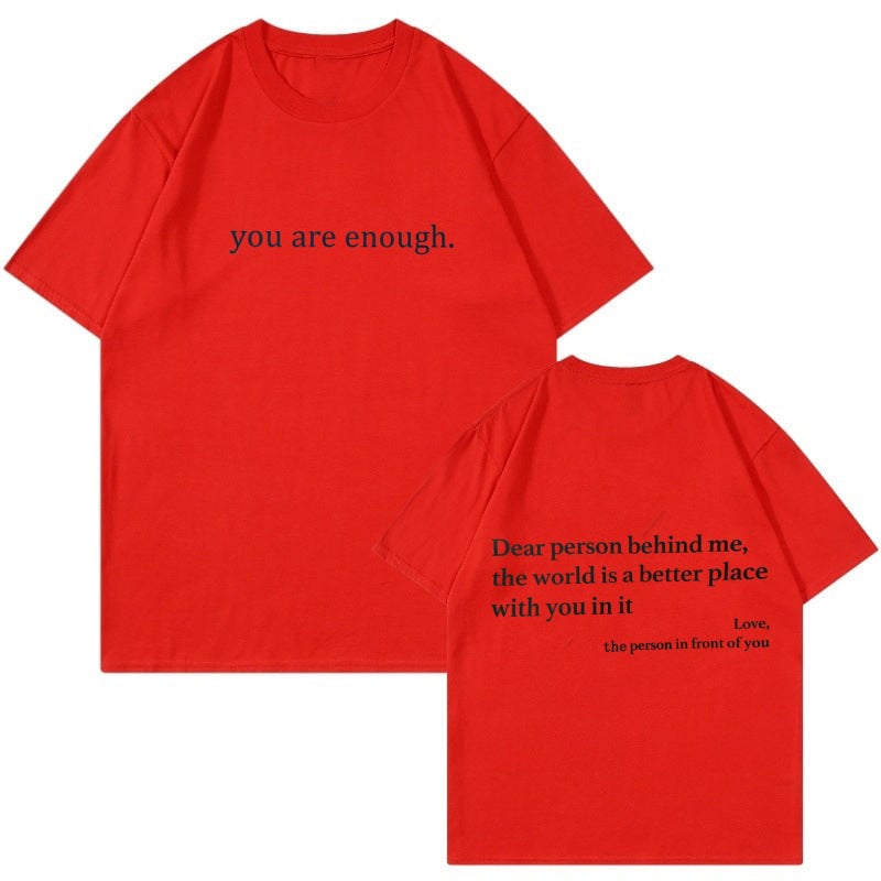 'Dear Person Behind Me' Unisex T-skjorte