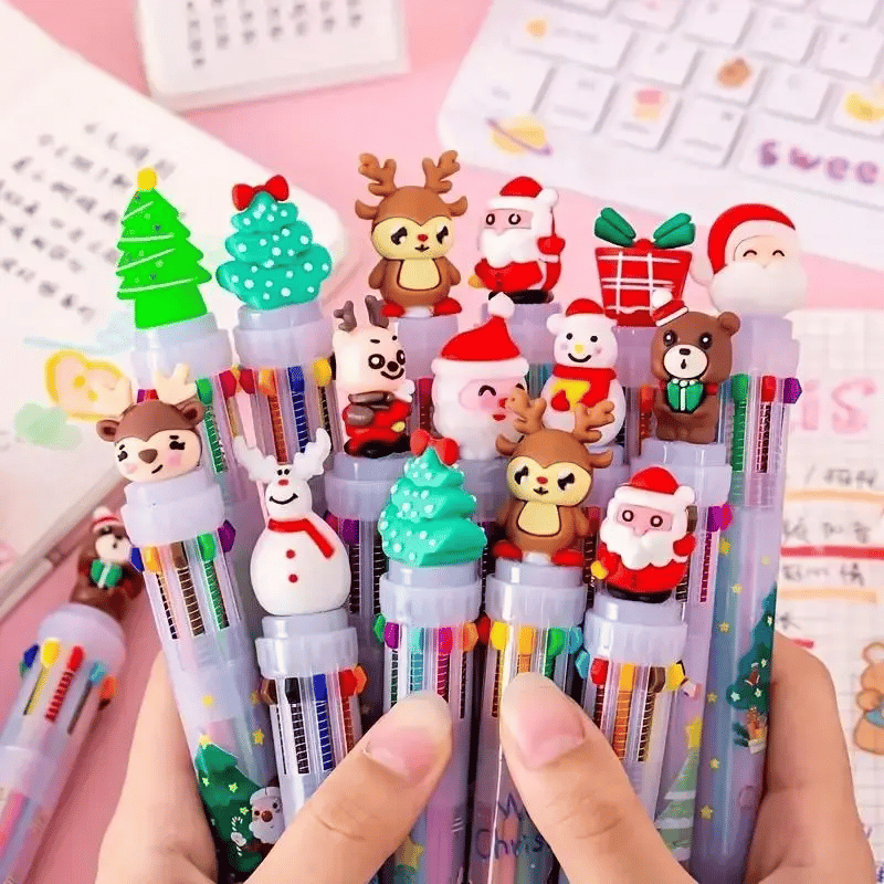 Christmas Cartoon Multi-color Creative Ballpoint Pen