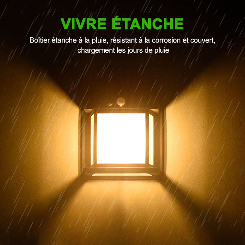 ☀Applique murale solaire en tungstène pour l'extérieur☀