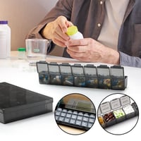 28-roms pilleorganisator med stor kapasitet