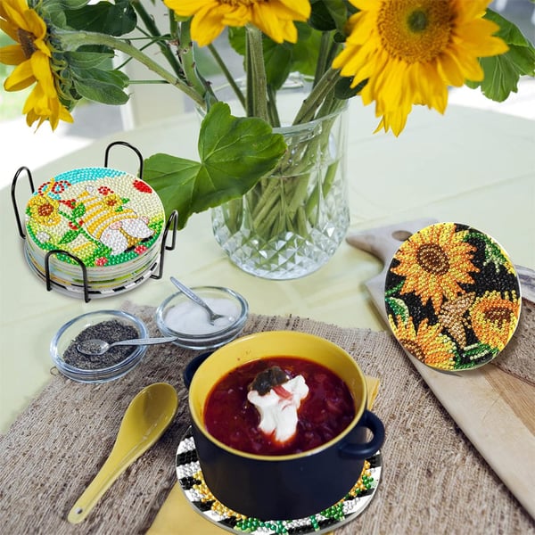 DIY Diamond Painting Coasters