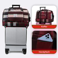 Faltbare Reisetasche mit Trocken-/Nasstrennung