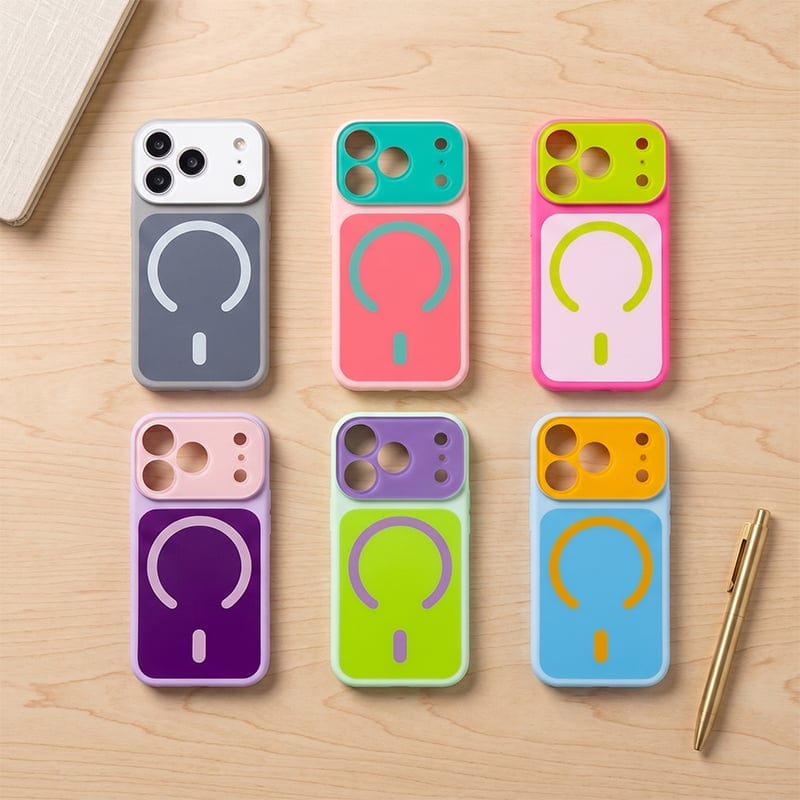 Magnetic Color Block Phone Case