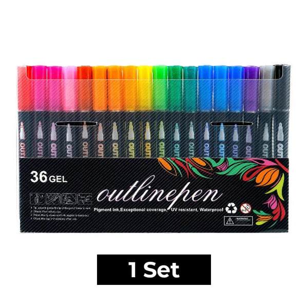 Dreamy Sparkle Dual-Line Contour Pen