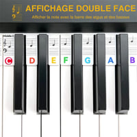 🎁Étiquettes Amovibles pour Partitions de Clavier de Piano