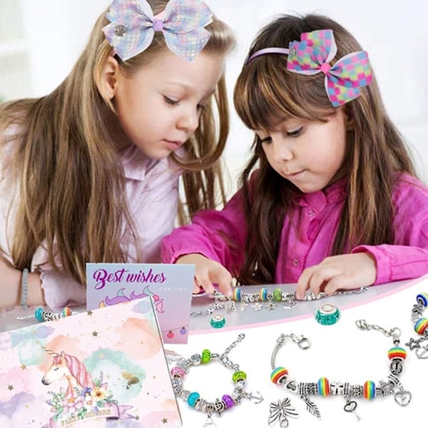 Sakerplus Girls Charm Bracelet Making Kit