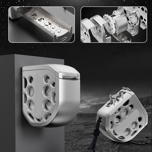 Stainless Steel Retractable Waterproof Measuring Ruler