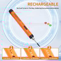 Portable USB Rechargeable Soldering Kit