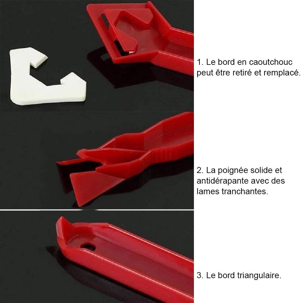 3-en-1 Outil De Calfeutrage Silicone