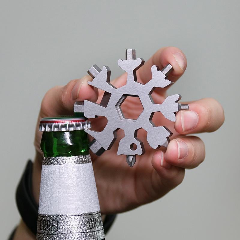 18-in-1 Edelstahl Schneeflocken Multi-tool