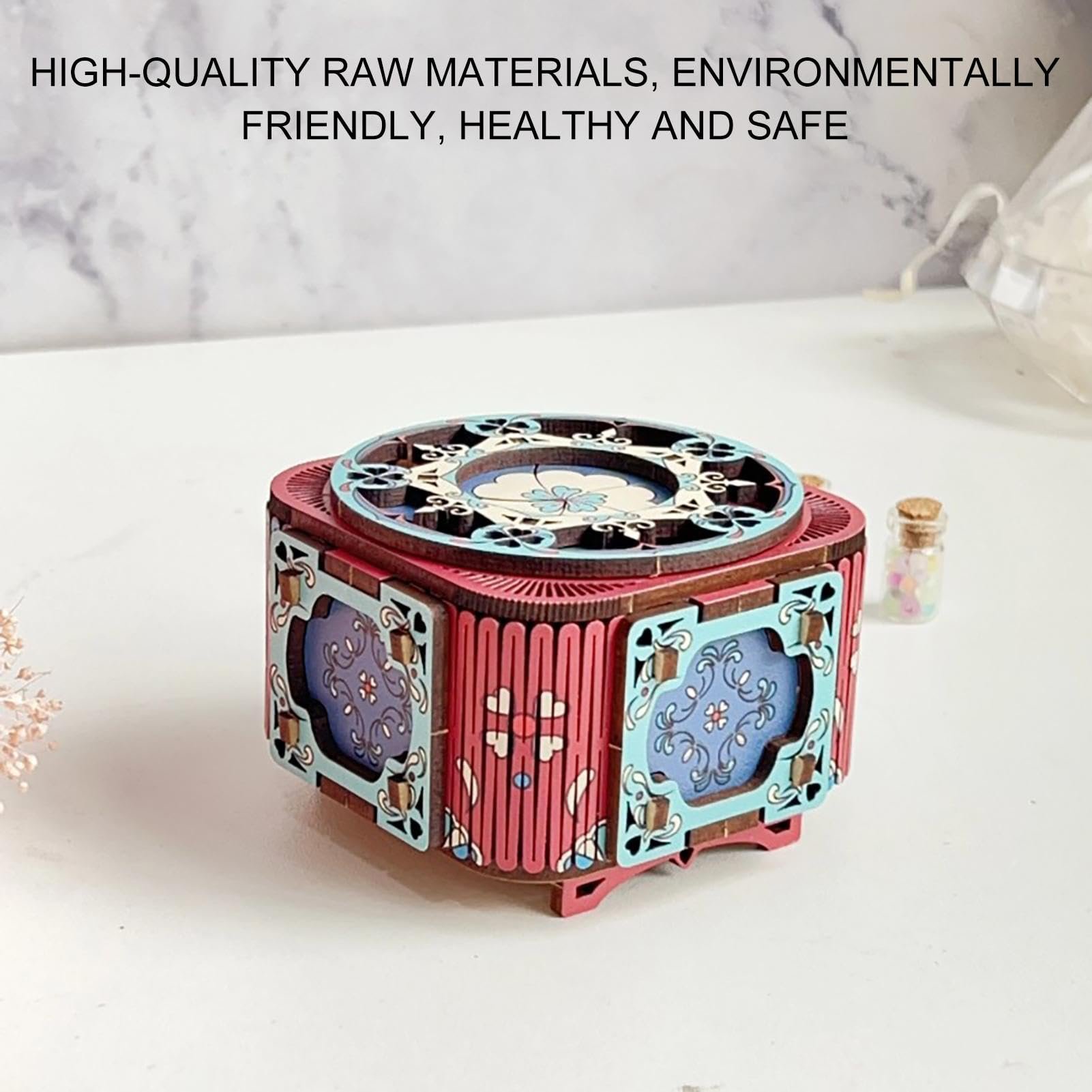 SAKER DIY Wooden Music Box