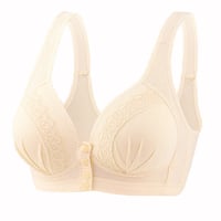 Front Button Breathable Skin-Friendly Bra