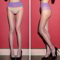 Oiled 1D Ultra-thin Sexy Pearlescent Stockings