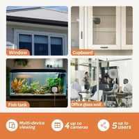 Sakerplus Smart 2K Window Security Camera