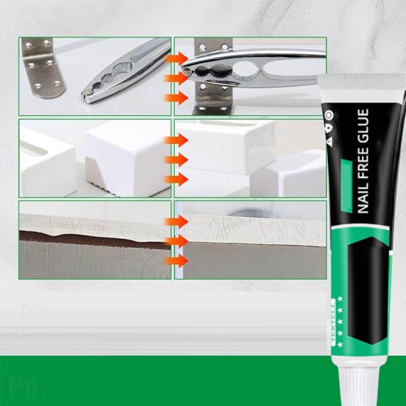 Strong nail-free glue