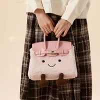 Plush Crossbody Bag for Winter Adventures