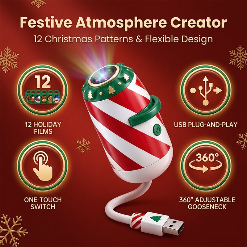 USB-Weihnachtsprojektor