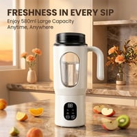 Portable 2-in-1 Electric Juicer and Smoothie Blender