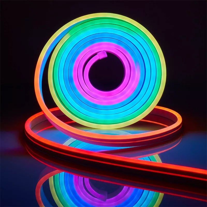 Verlichte muziek-neonstrip