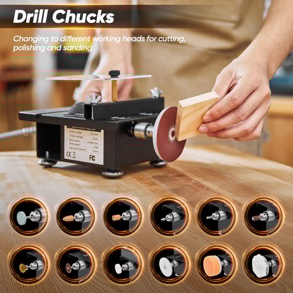 SAKER® Mini Multi-Functional Table Saw