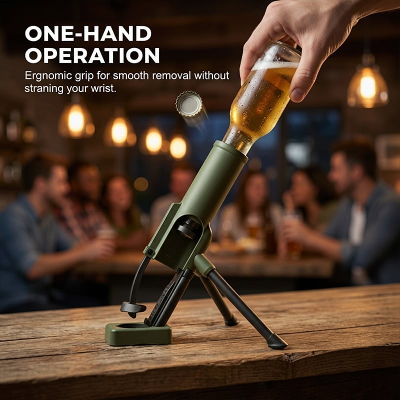 Mortar-Shaped Bottle Opener