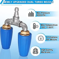 Dual/Triple Turbo Nozzle Pressure Washer